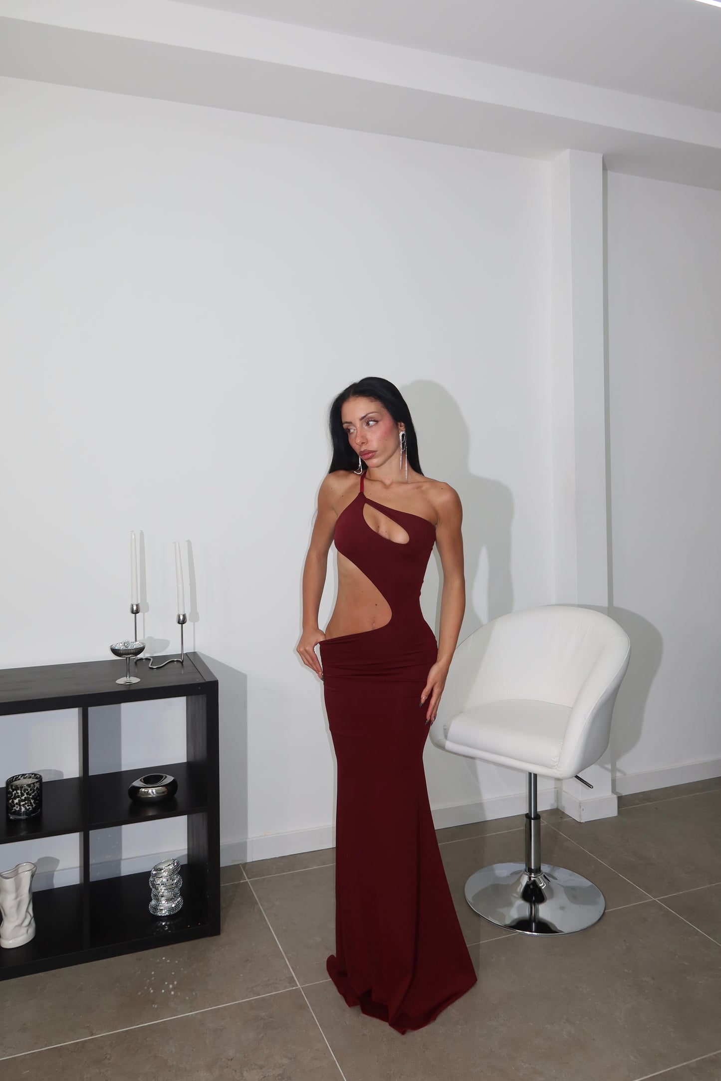 LongDress GEMINI bordeaux