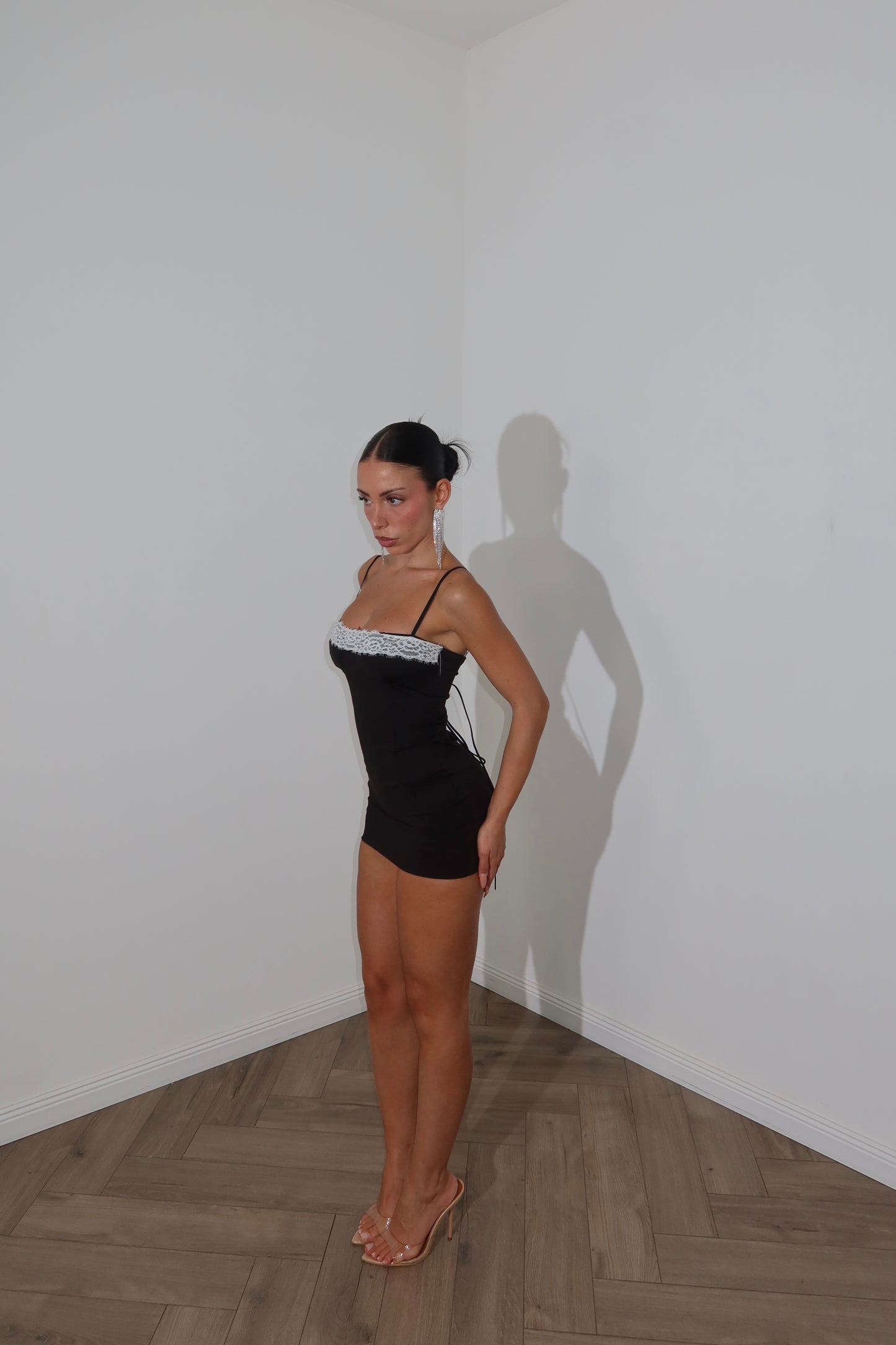 MiniDress SOLEIL nero/bianco