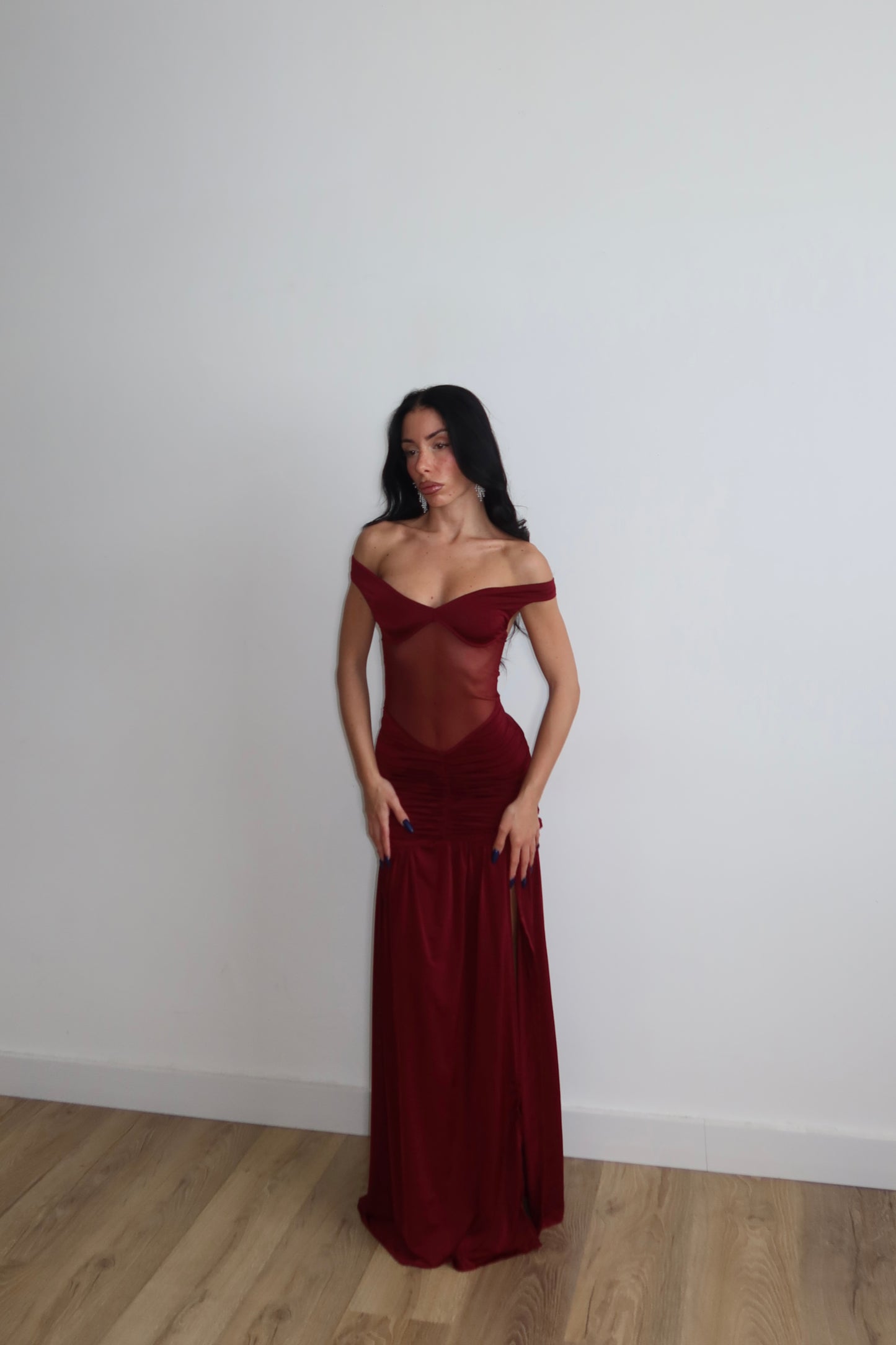 LongDress LEANDRA bordeaux
