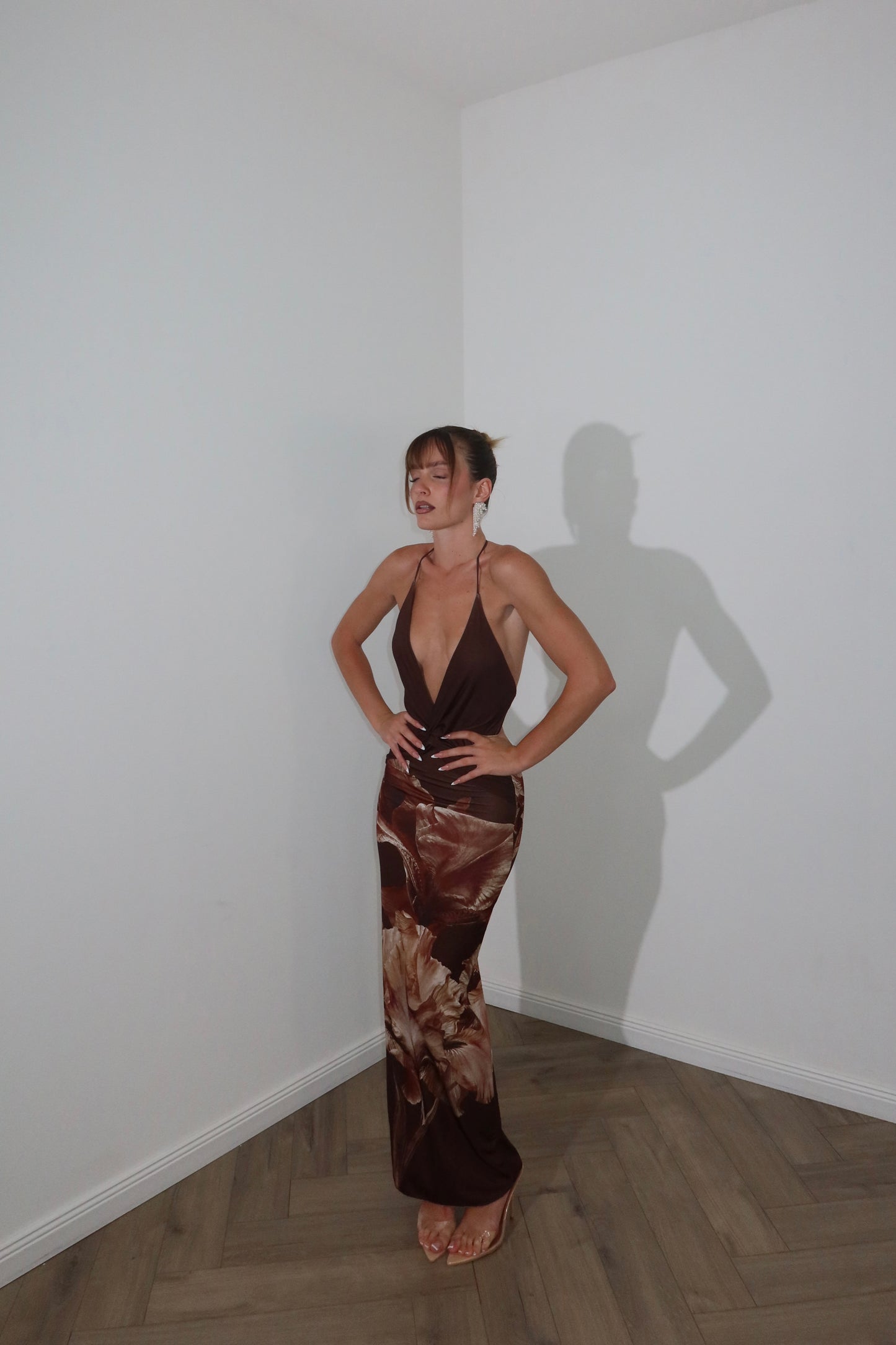 LongDress GIACINTO choco
