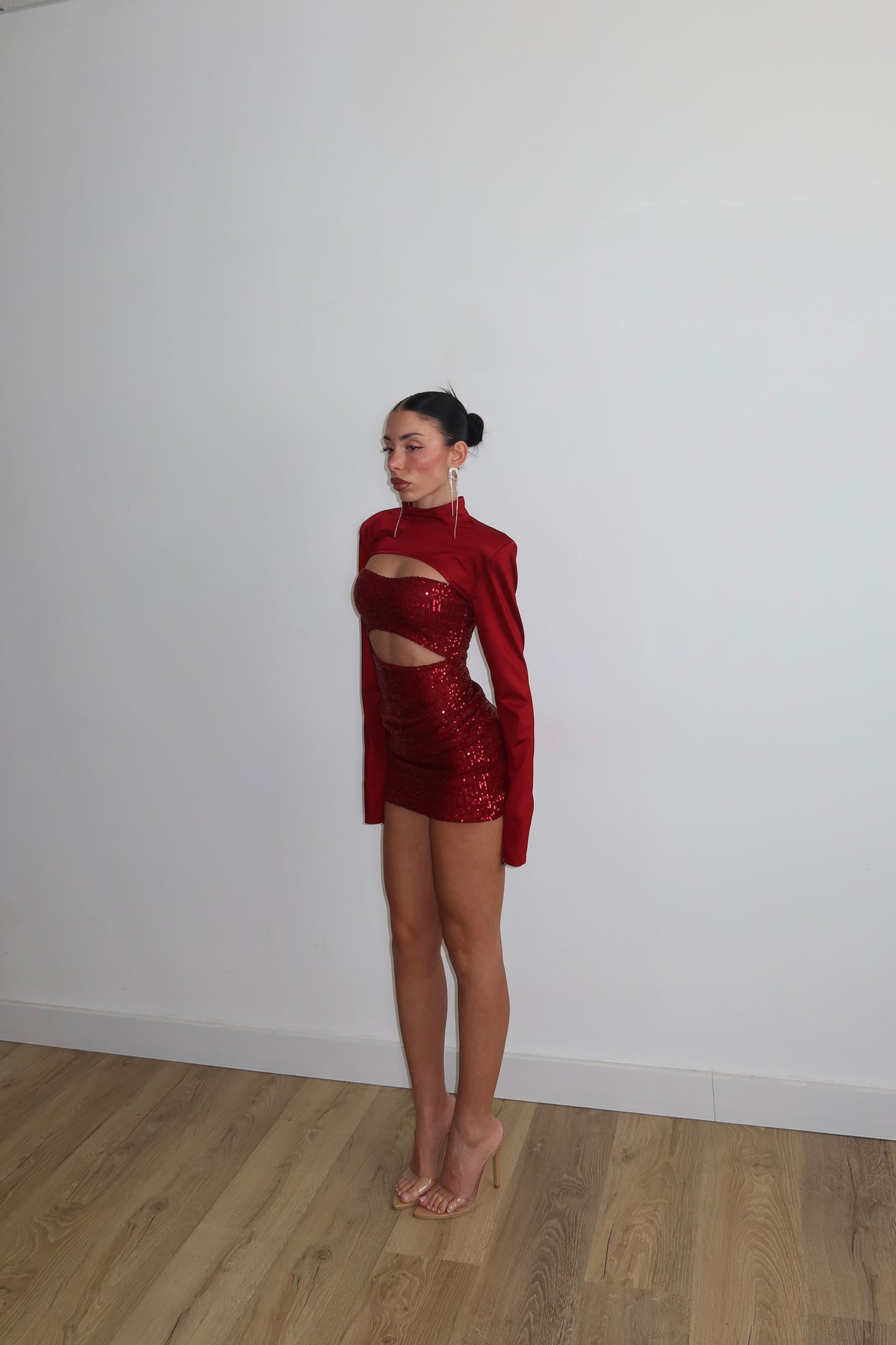 MiniDress SKYFALL bordeaux