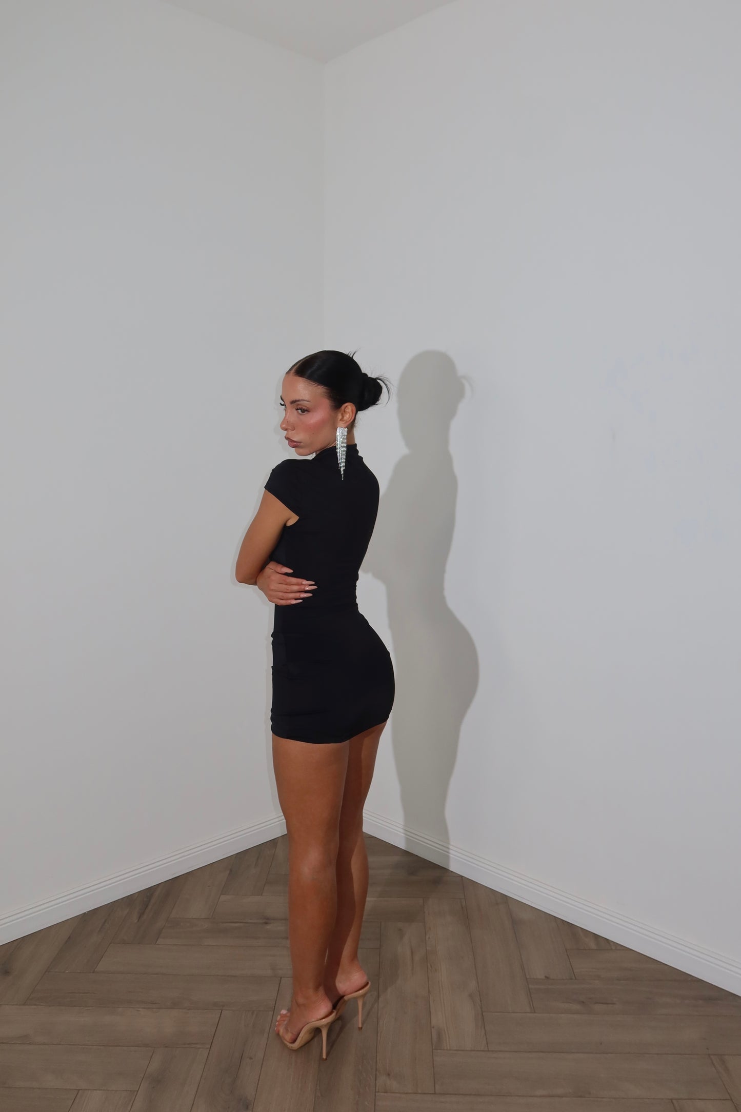 MiniDress BUSTINO nero