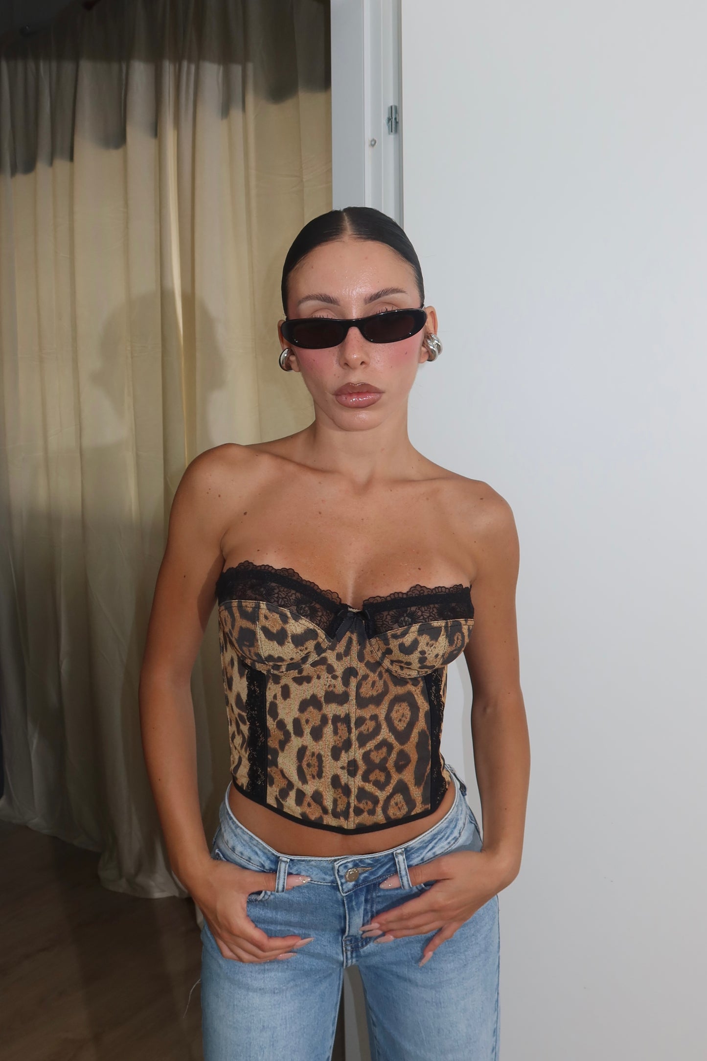 Corsetto FITTING Leopard