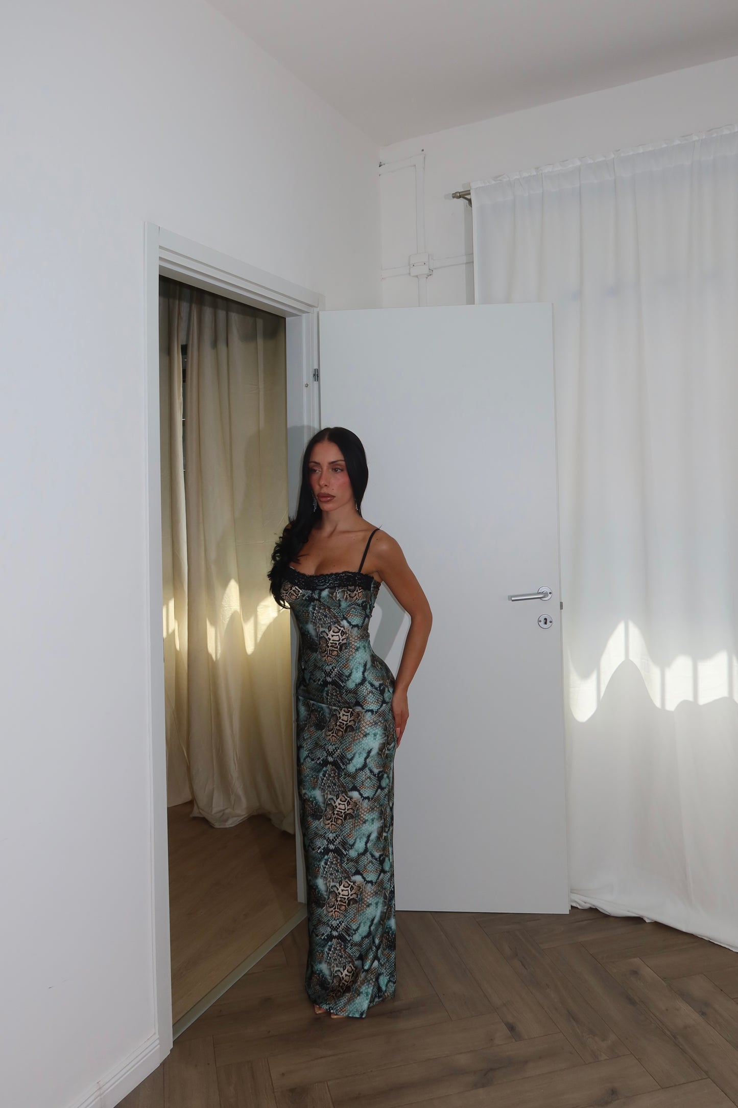 LongDress TAYLA pitonato