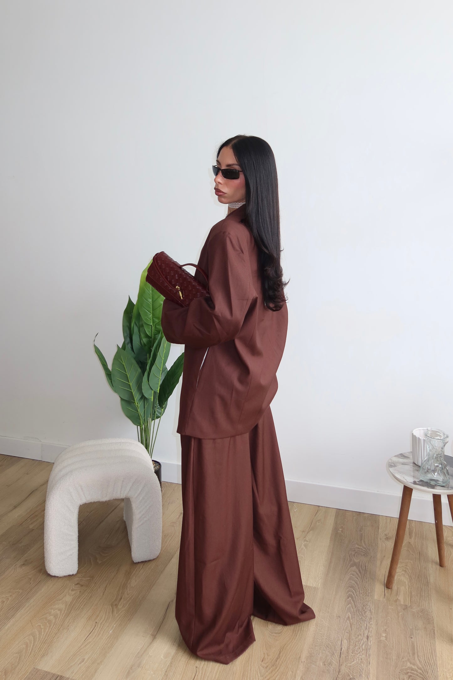 Tailleur HARVEY prugna