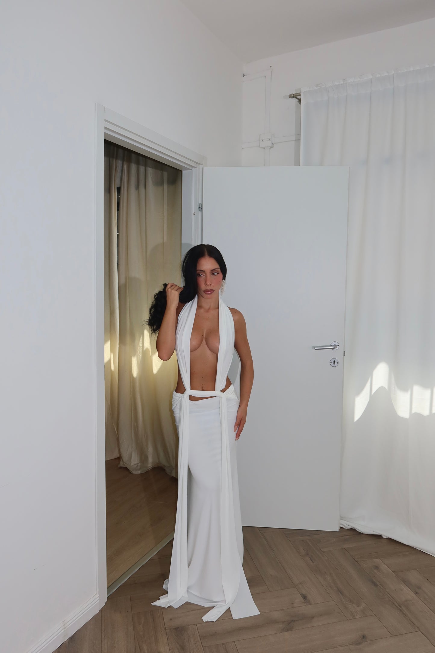 LongDress LOVE bianco