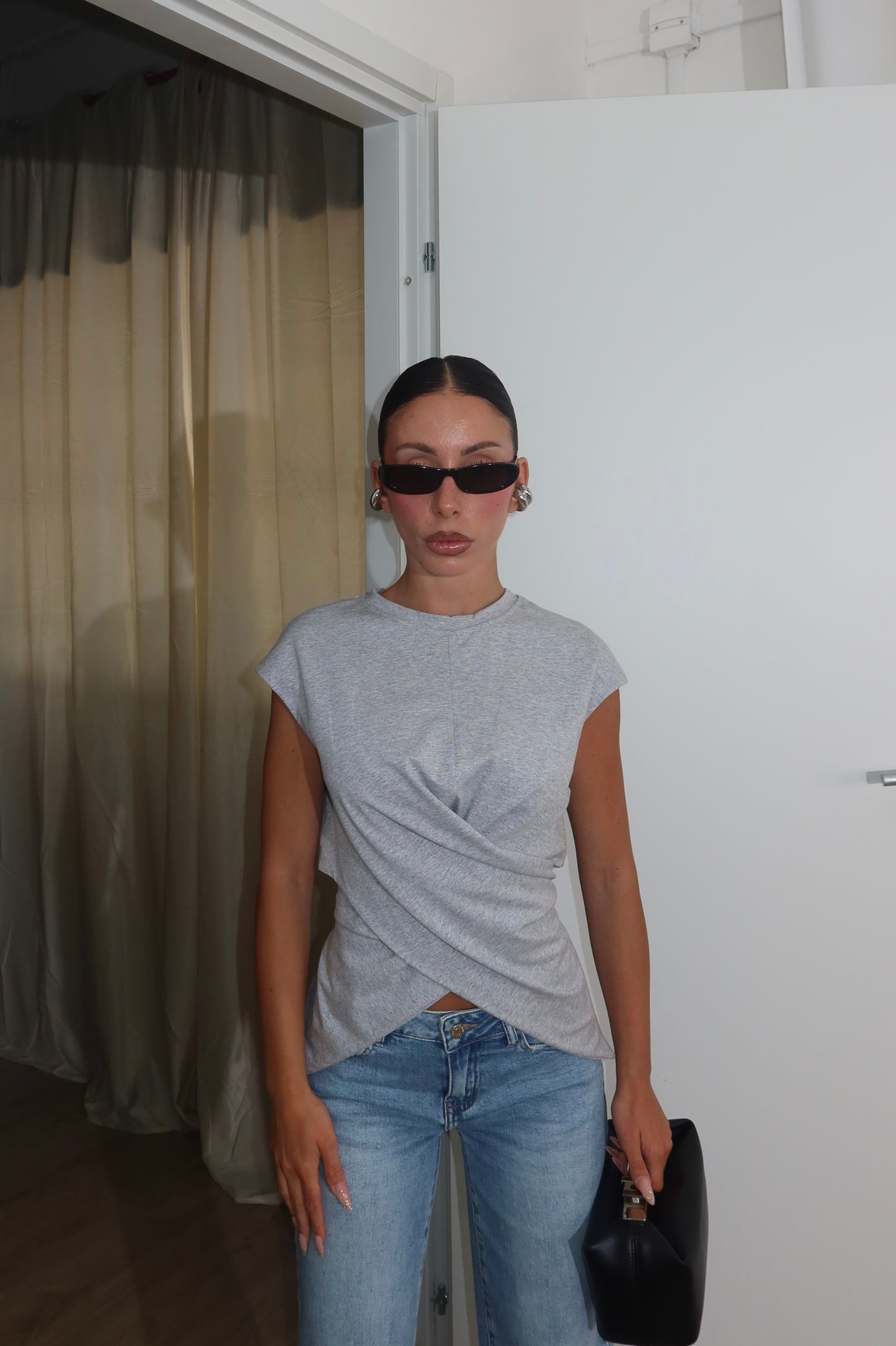 Maglia INCROCIO grigia