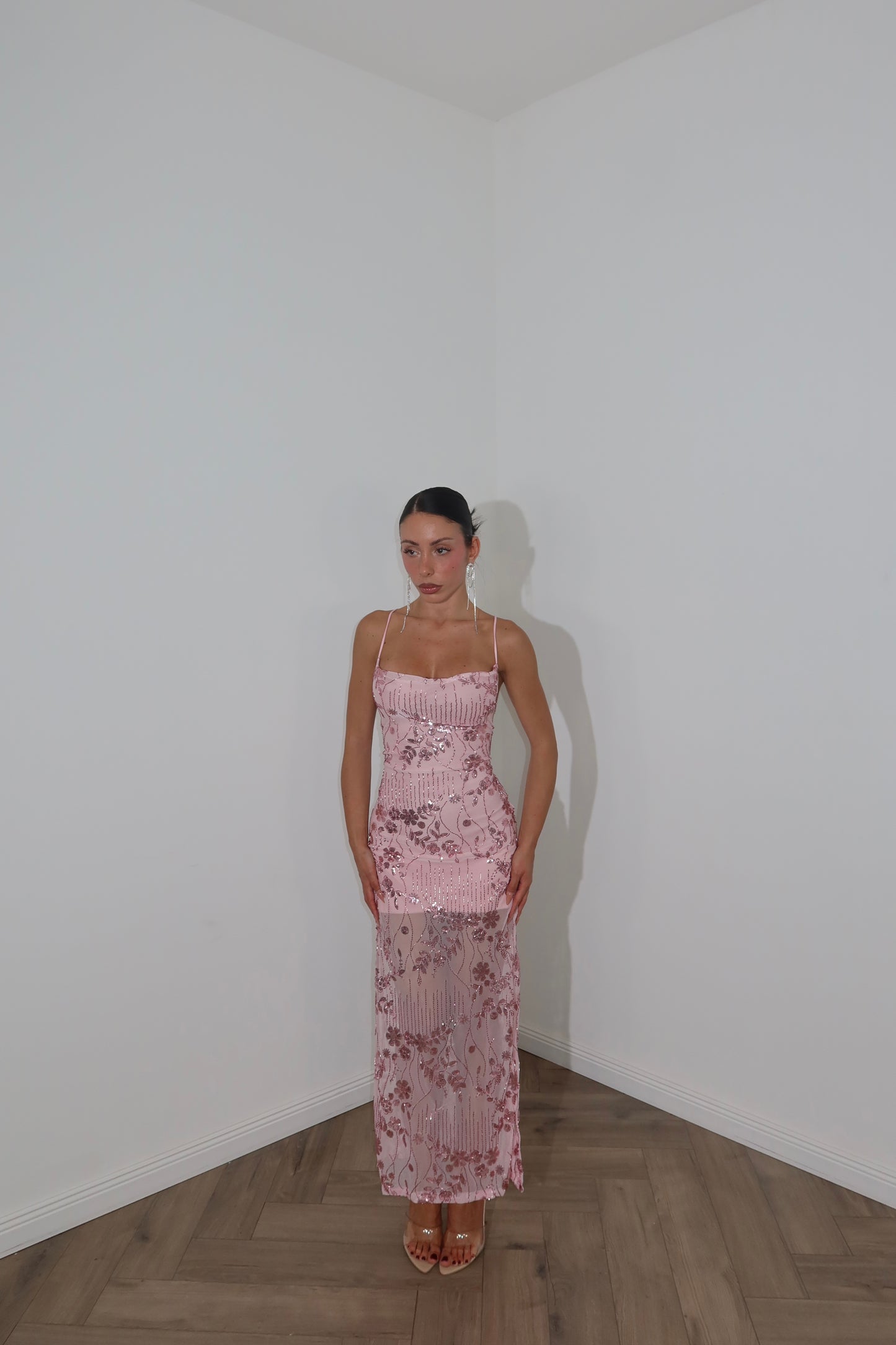 LongDress HONEY rosa