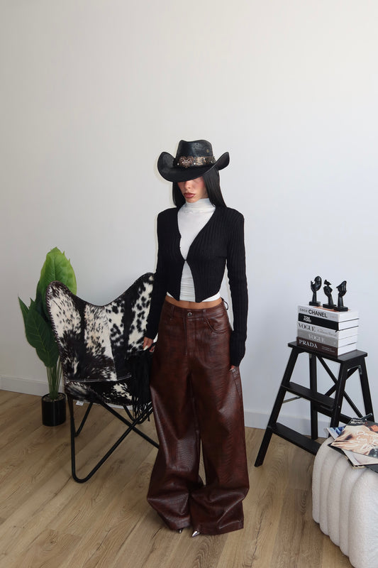 Pants SERPENT bordeaux