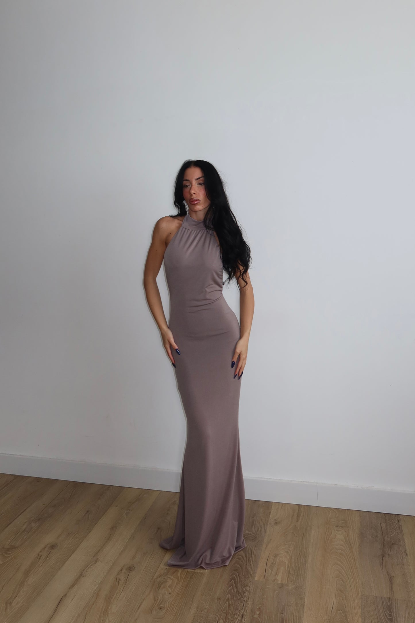 LongDress BERNICE fango