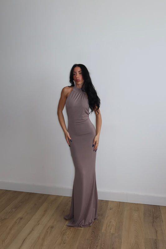 LongDress BERNICE fango