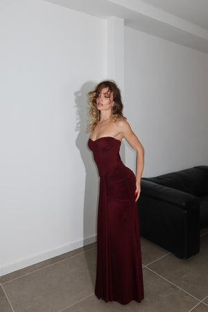 LongDress MAVI bordeaux