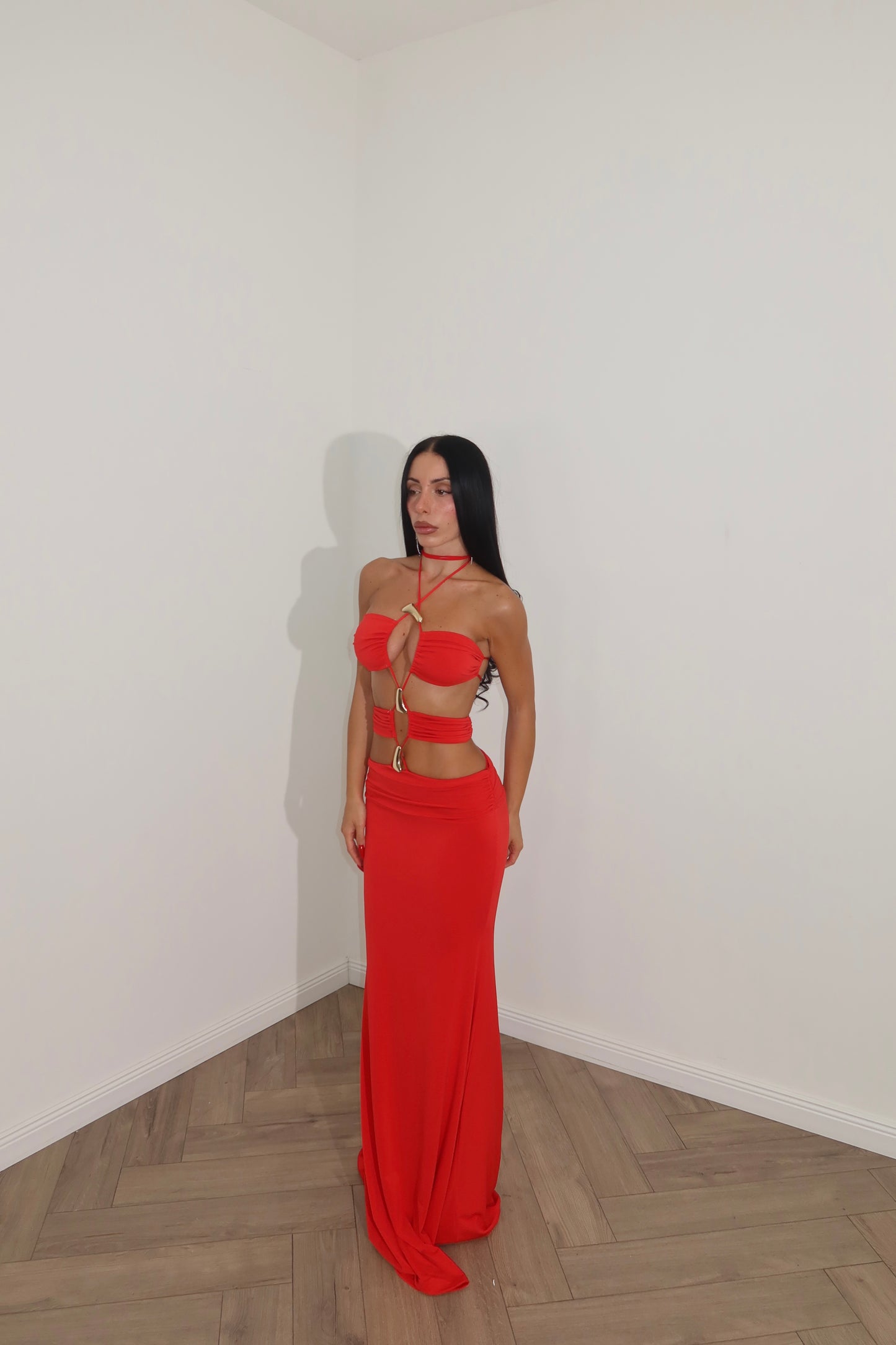 LongDress VENICE rosso