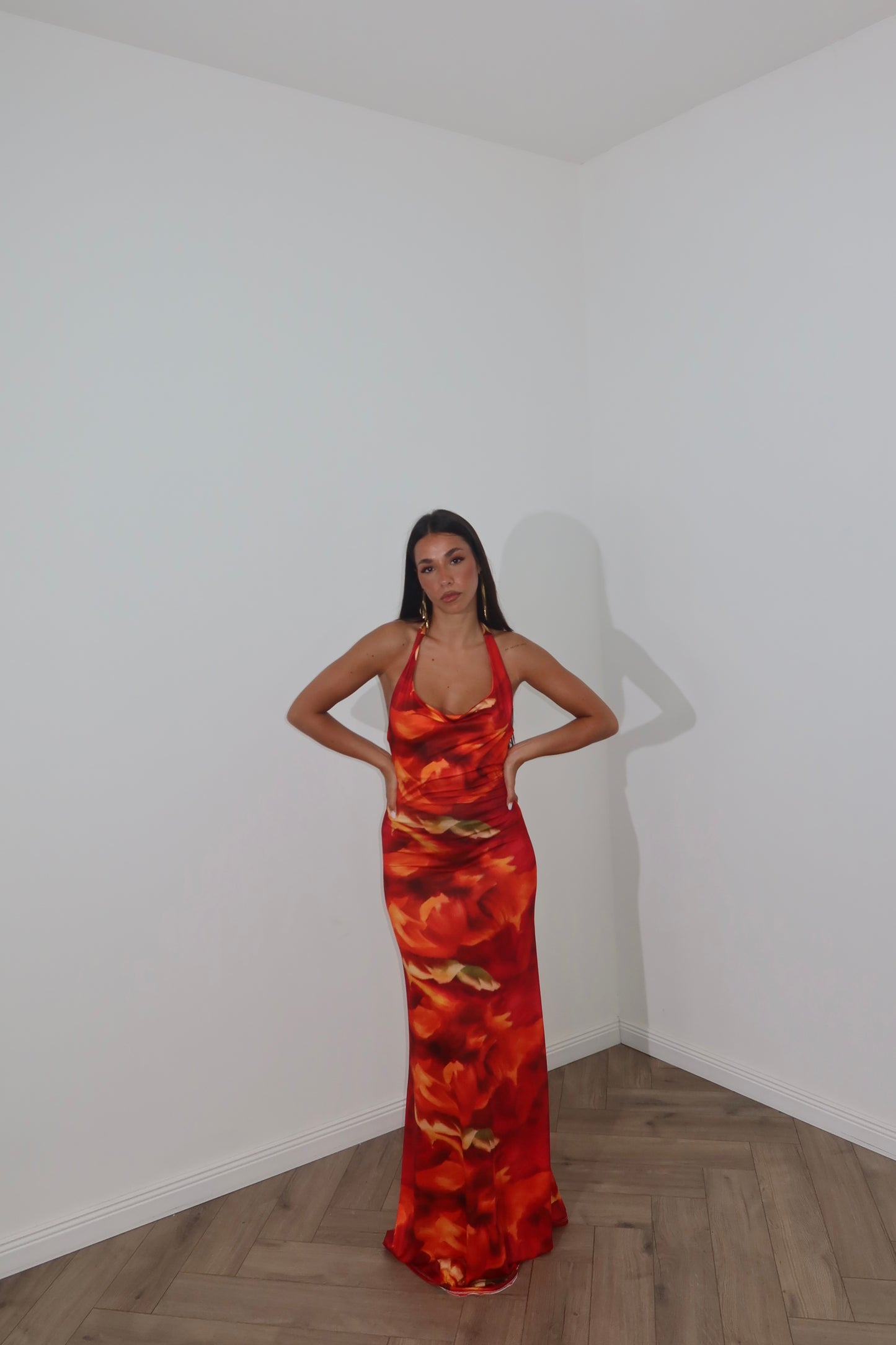 LongDress TULIPAN rosso