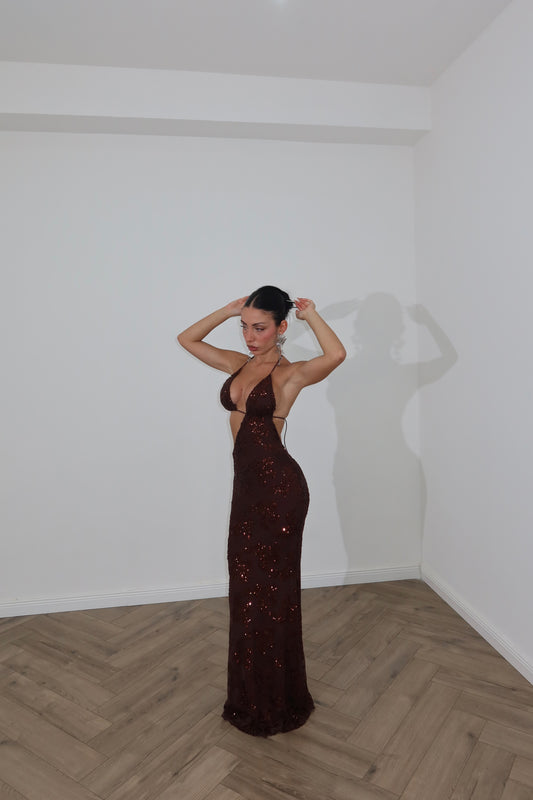 LongDress MIELE choco