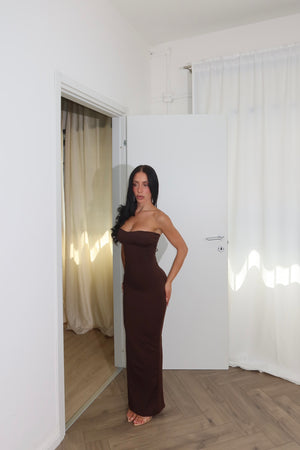 Longdress LENA choco