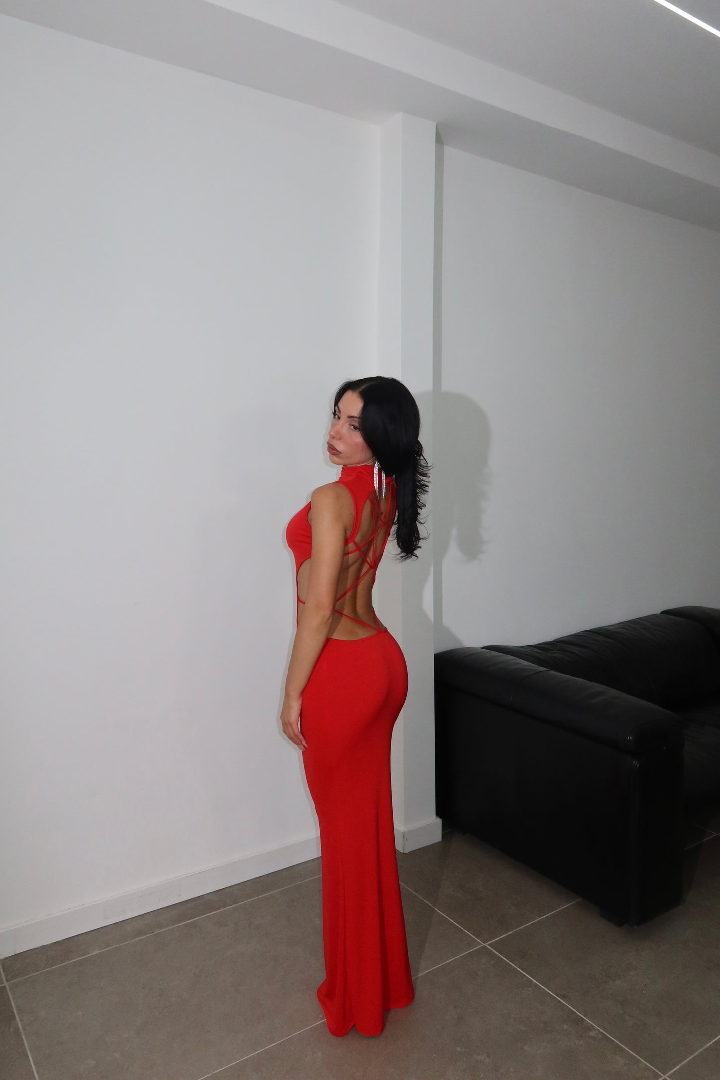 LongDress INTRECCIO rosso