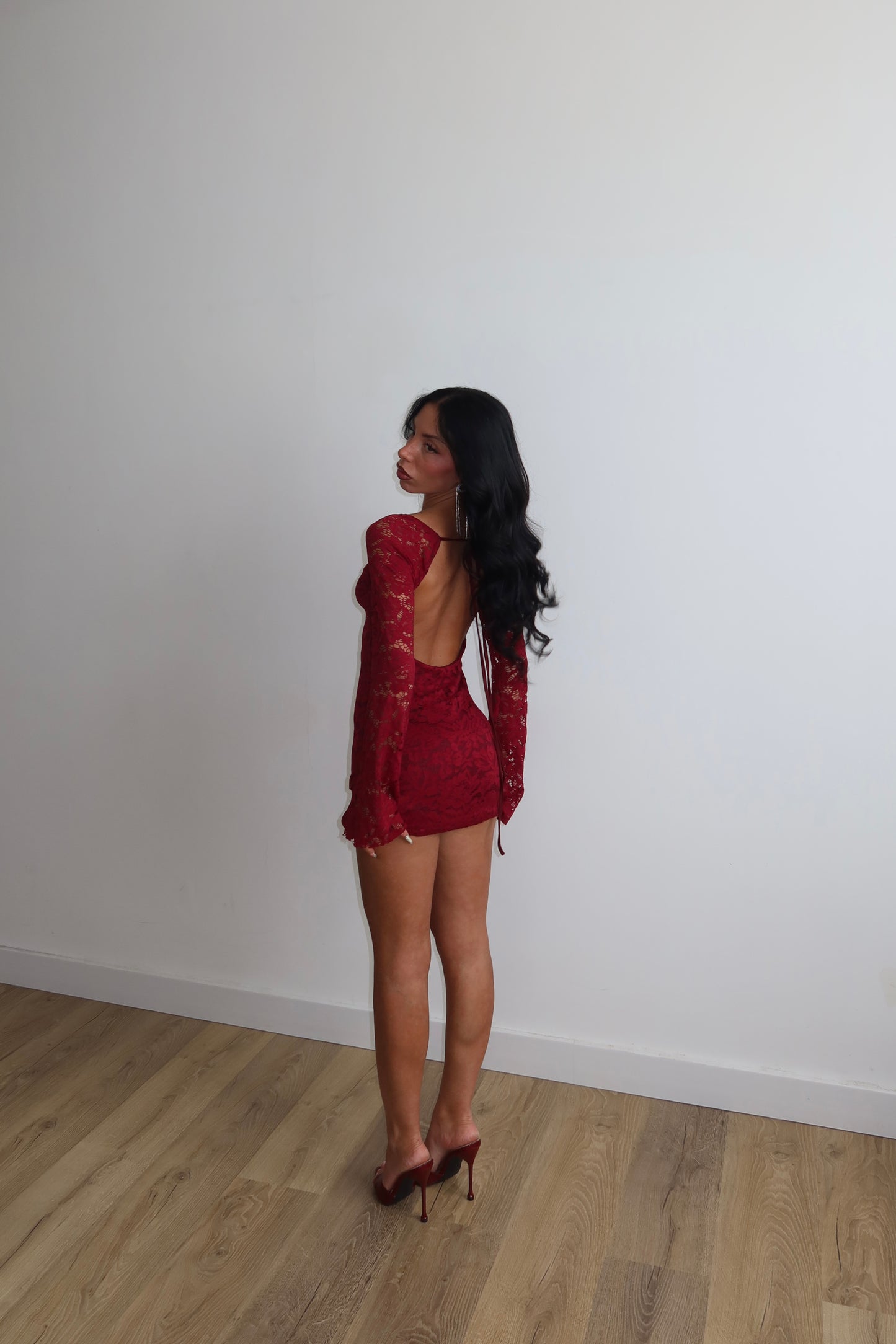 MiniDress ADELINE bordeaux