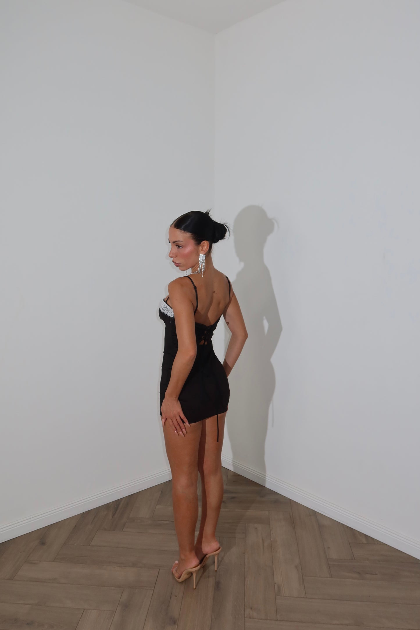 MiniDress SOLEIL nero/bianco