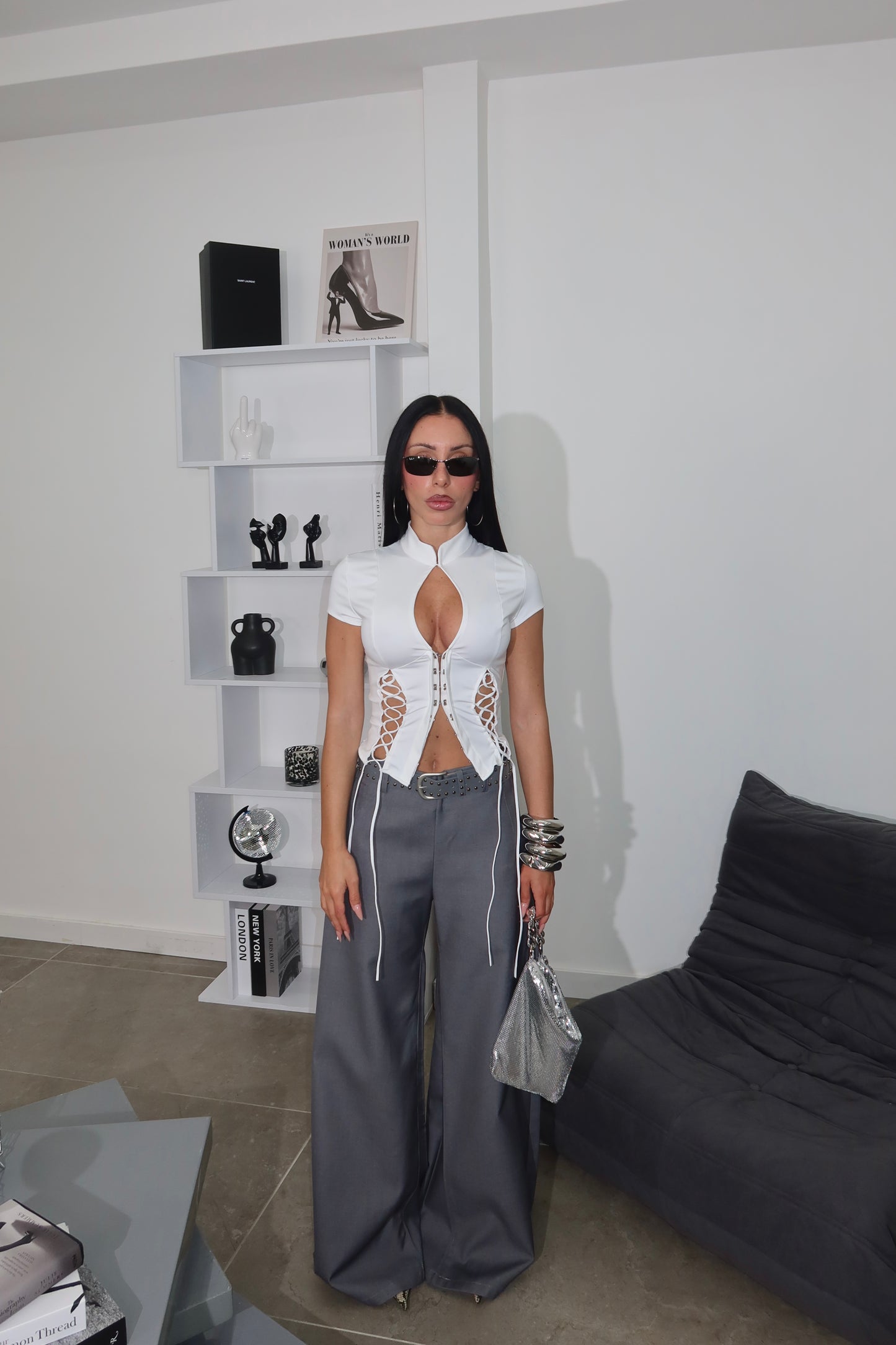Pants OKLAHOMA grigio