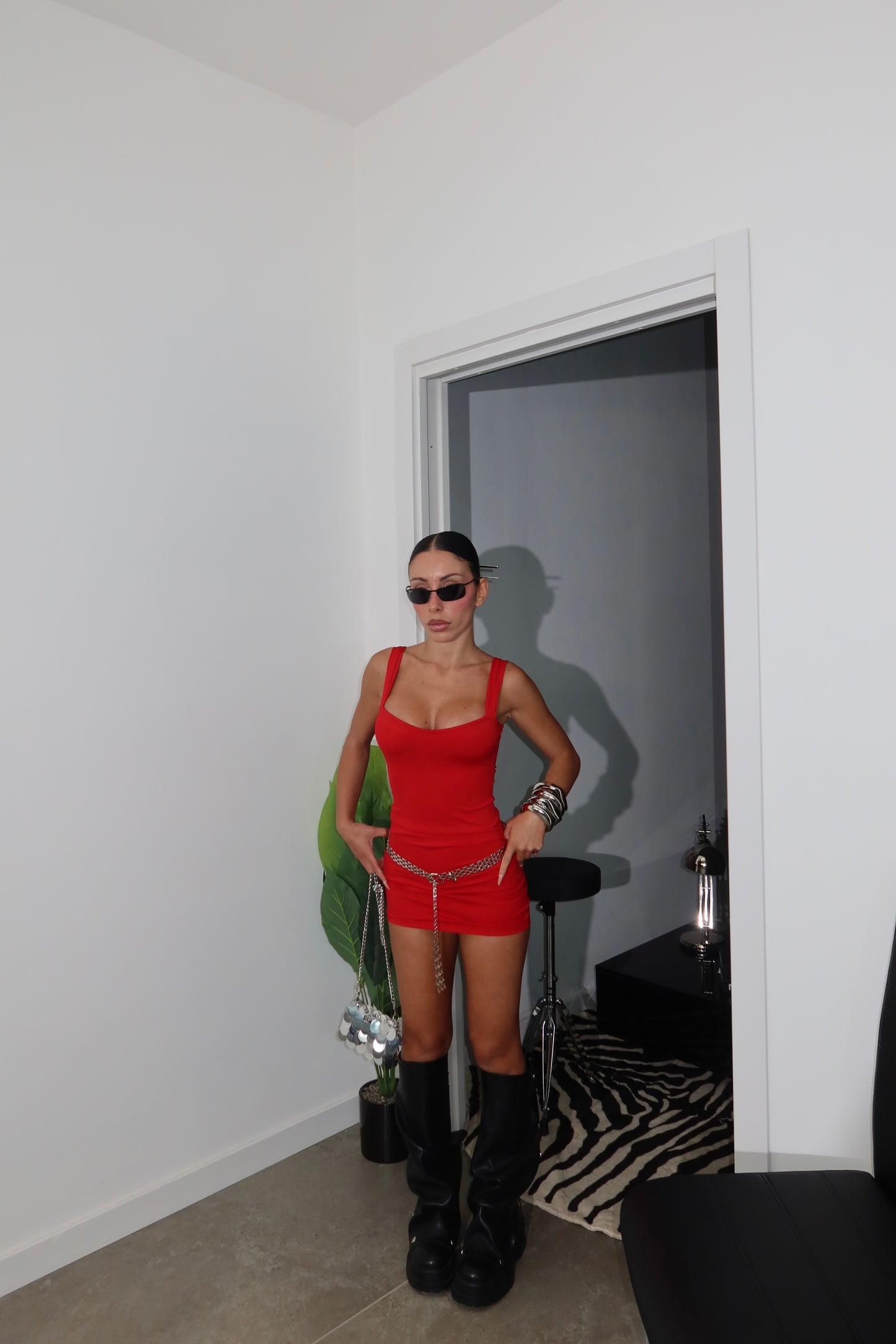 MiniDress GEORGIA rosso