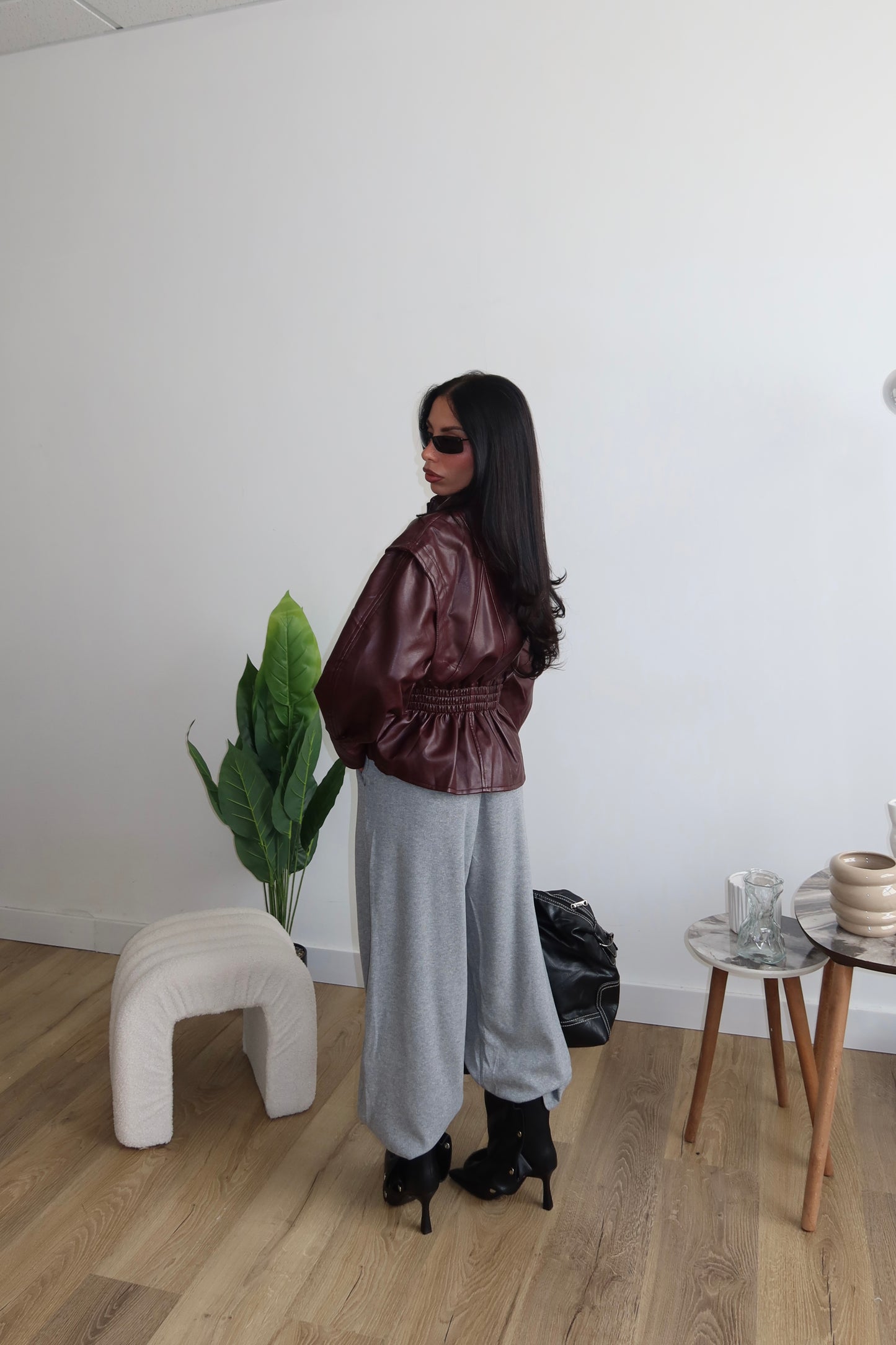 Giacca DRAP bordeaux