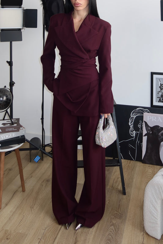 Tailleur IN MY MIND wine