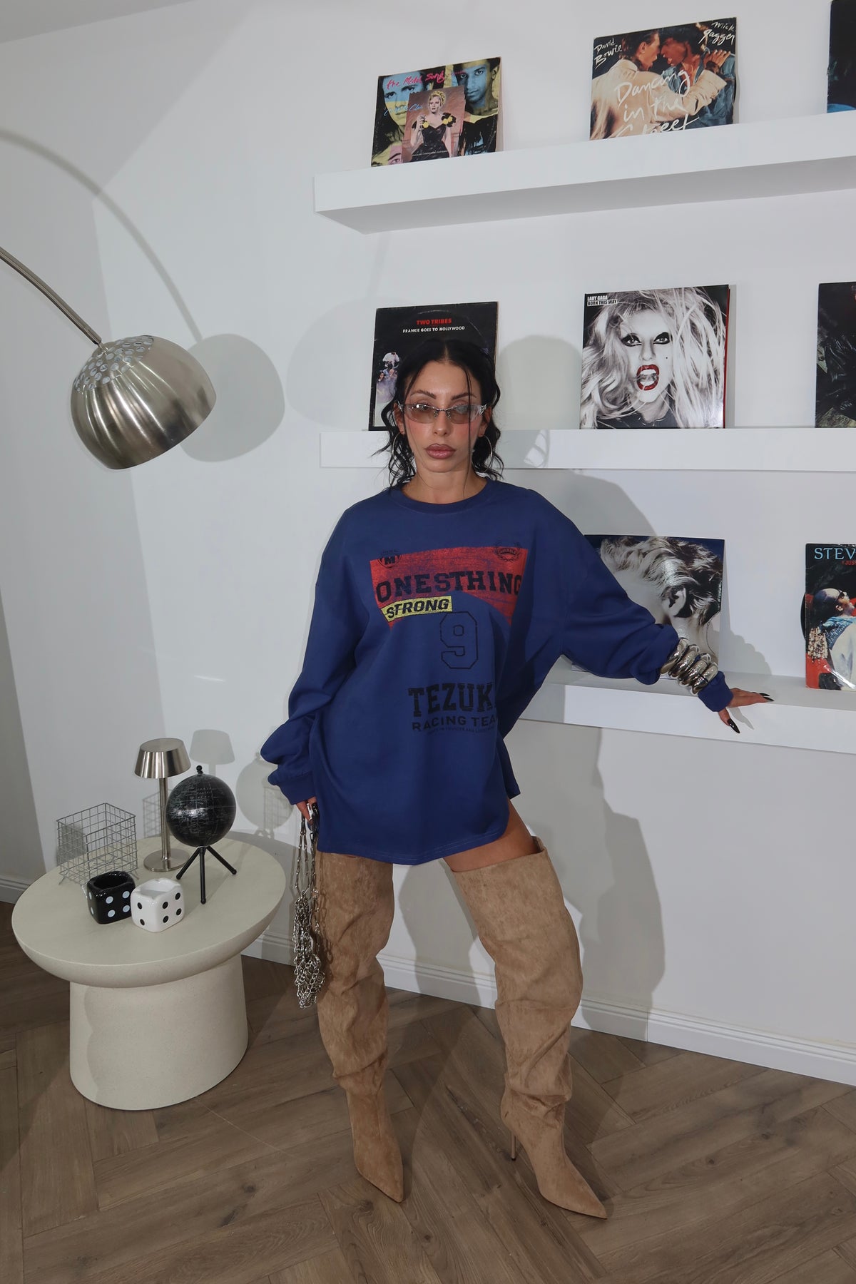 Blue TEZUKA sweater