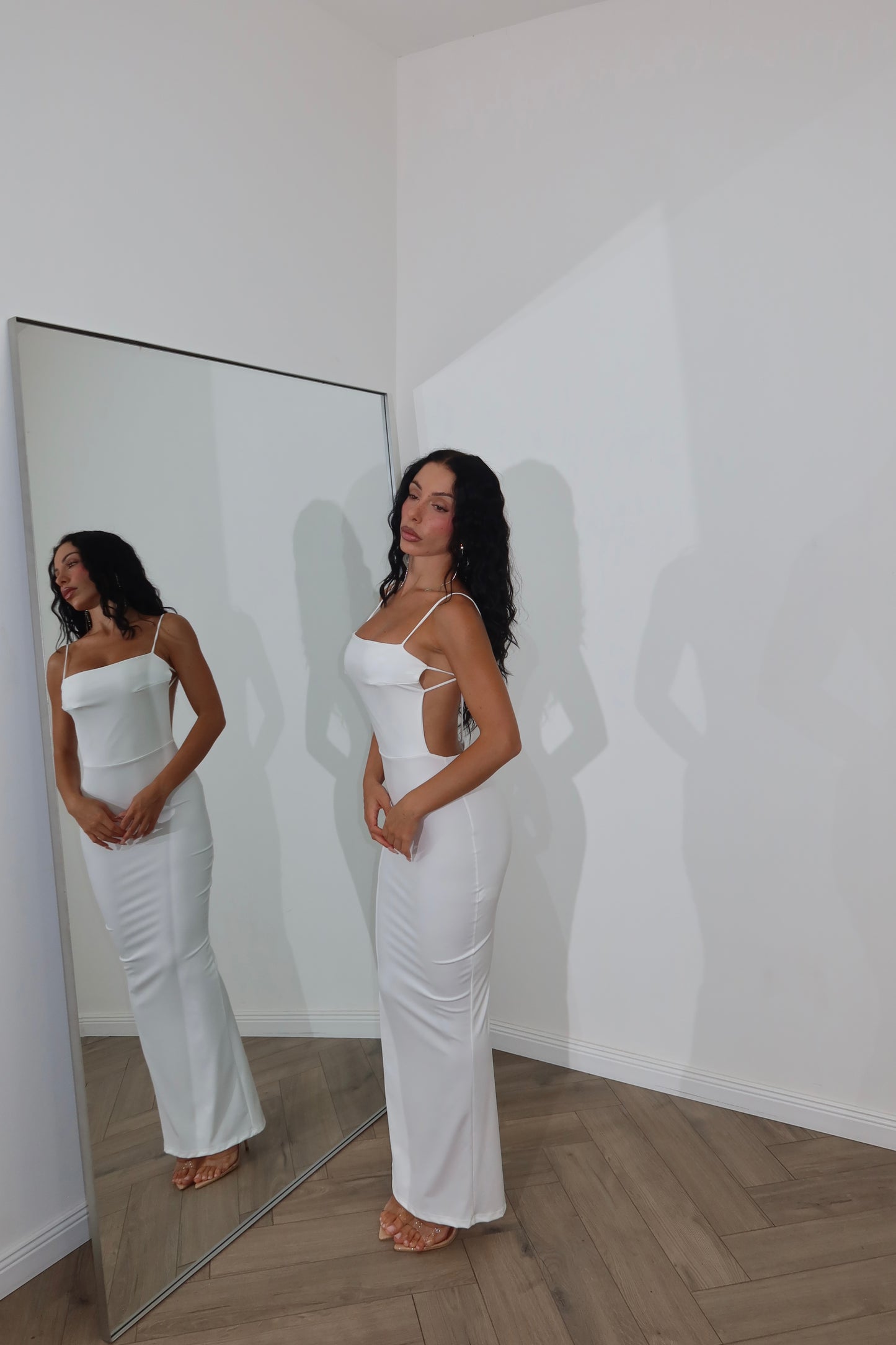 LongDress DANGEROUS bianco