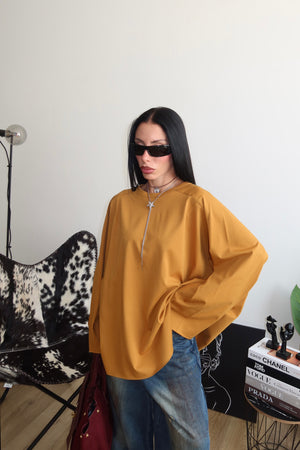Maglia SKATER giallo ocra