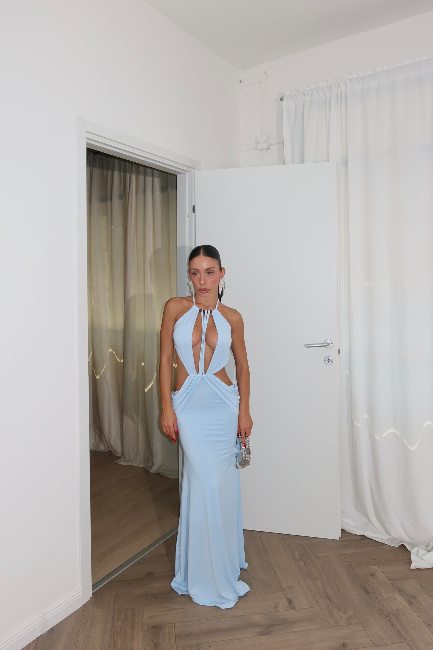 LongDress PUNTA CANA azzurro
