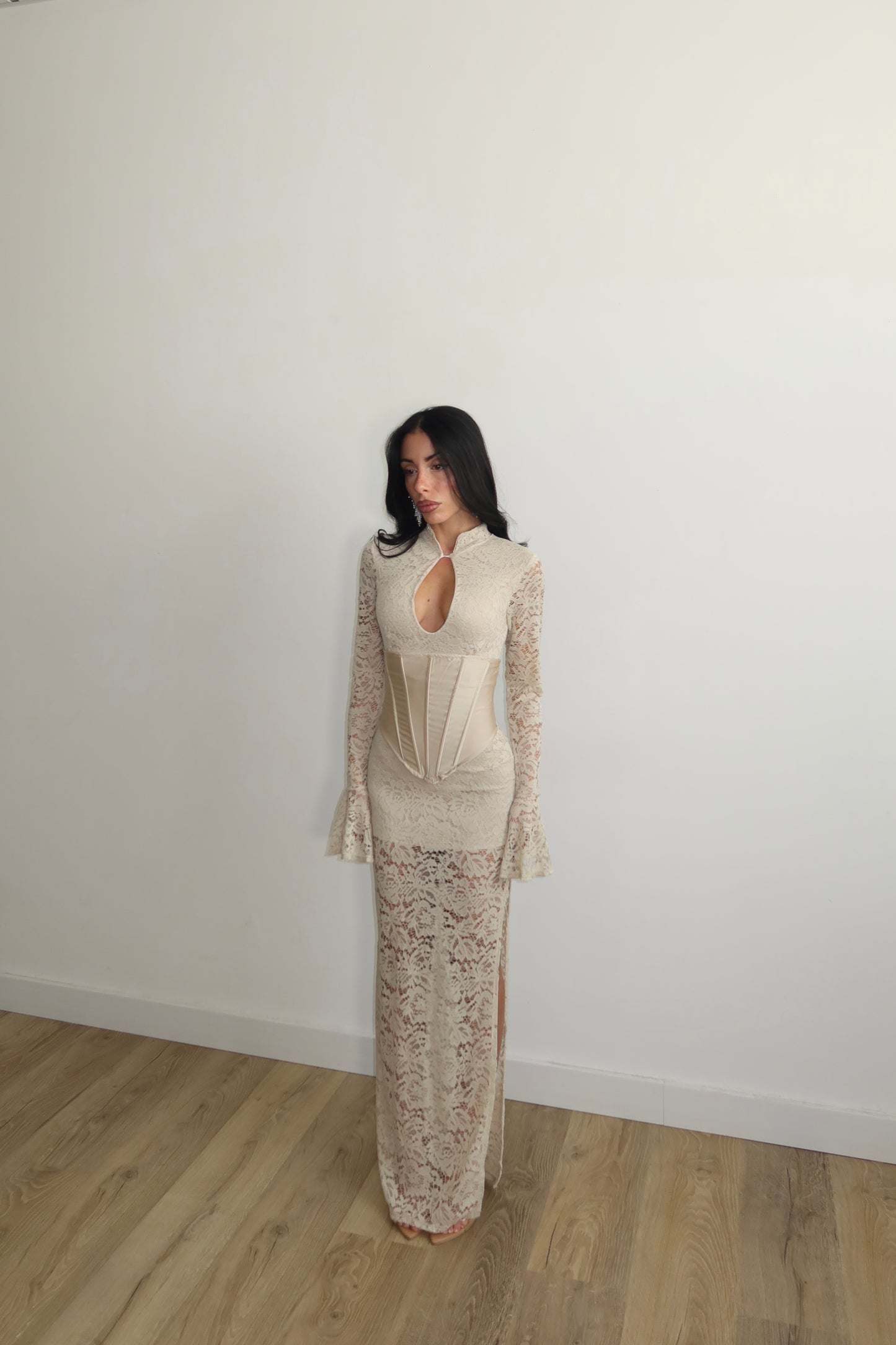 LongDress FUEGO BUSTINO panna