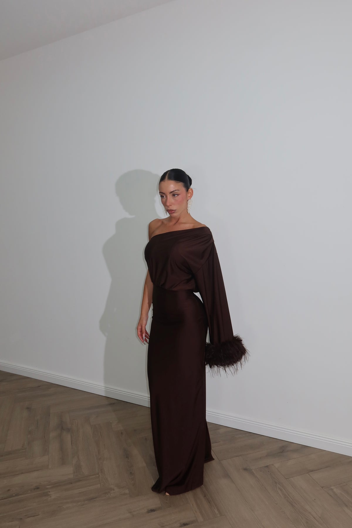 LongDress DIAMANTIQUE choco