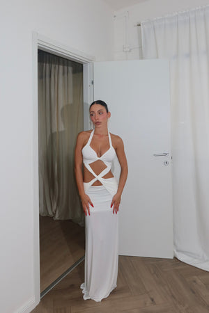 Longdress ROWEENA bianco