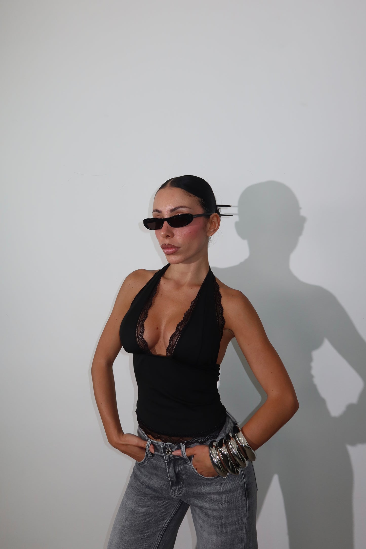 Top CONNY nero