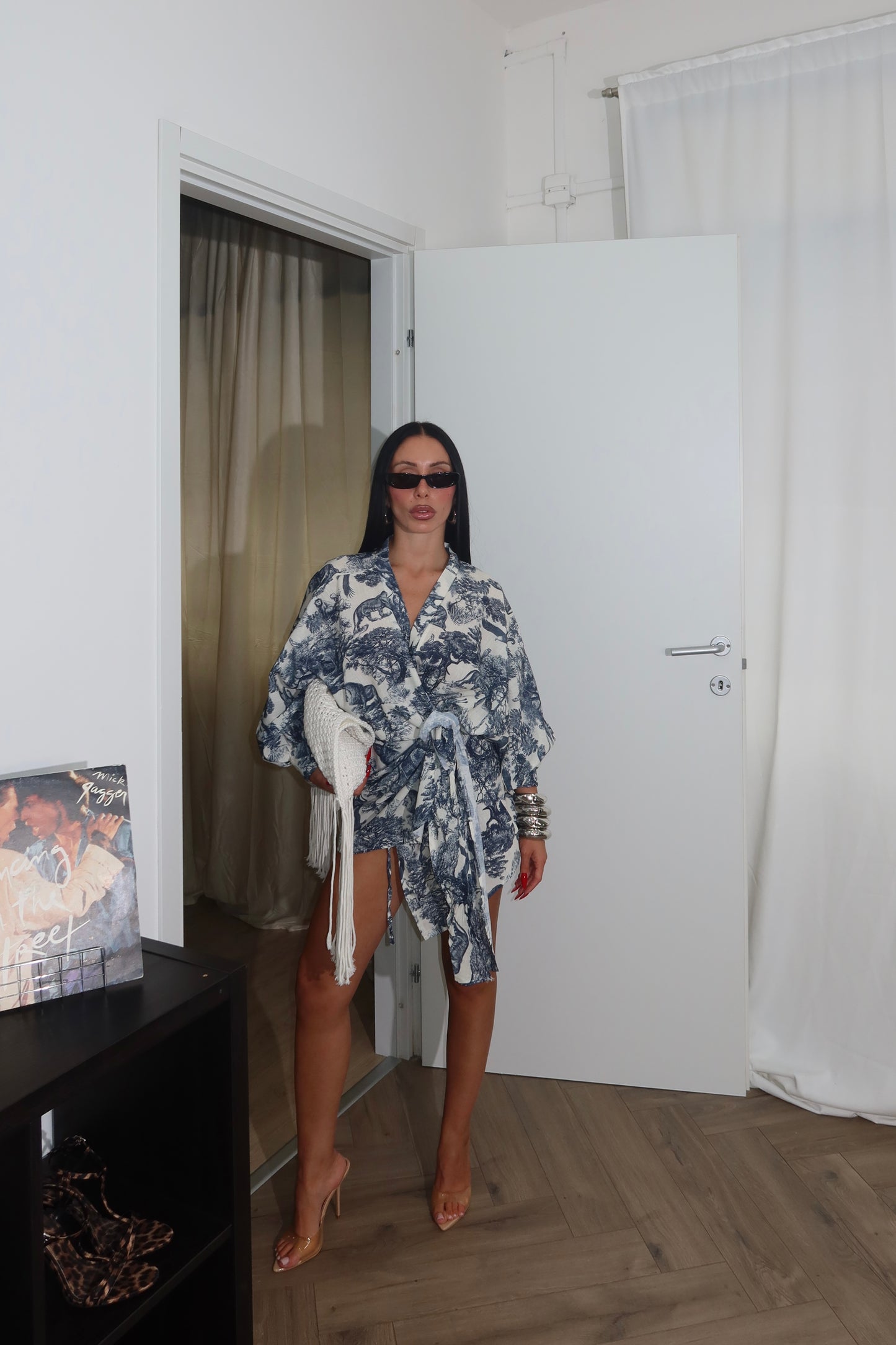 Kimono SAVANA azzurro
