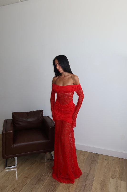 Dress IRINA rosso