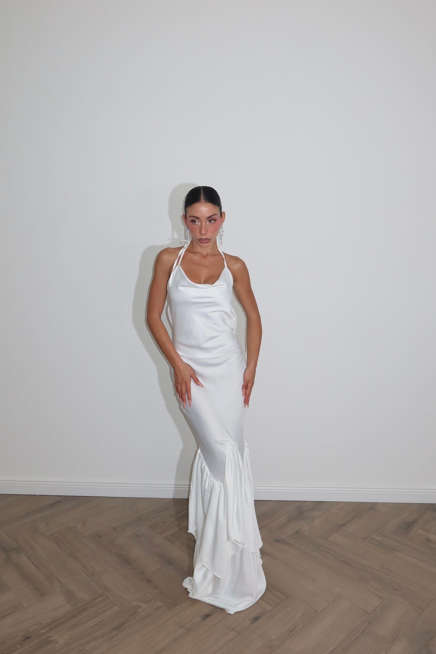 LongDress DELVINE bianco