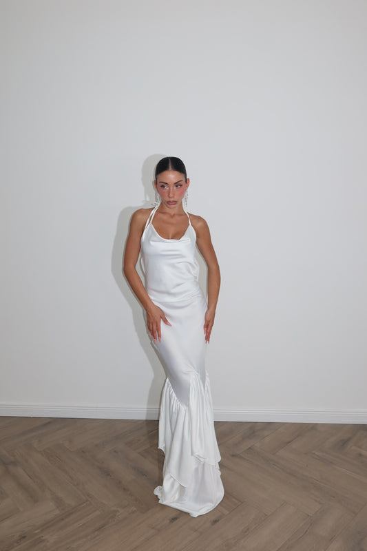LongDress DELVINE bianco