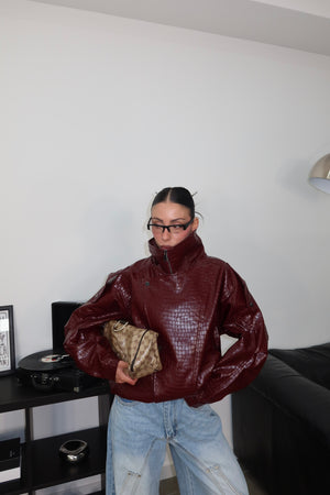 Jacket PYTHON bordeaux