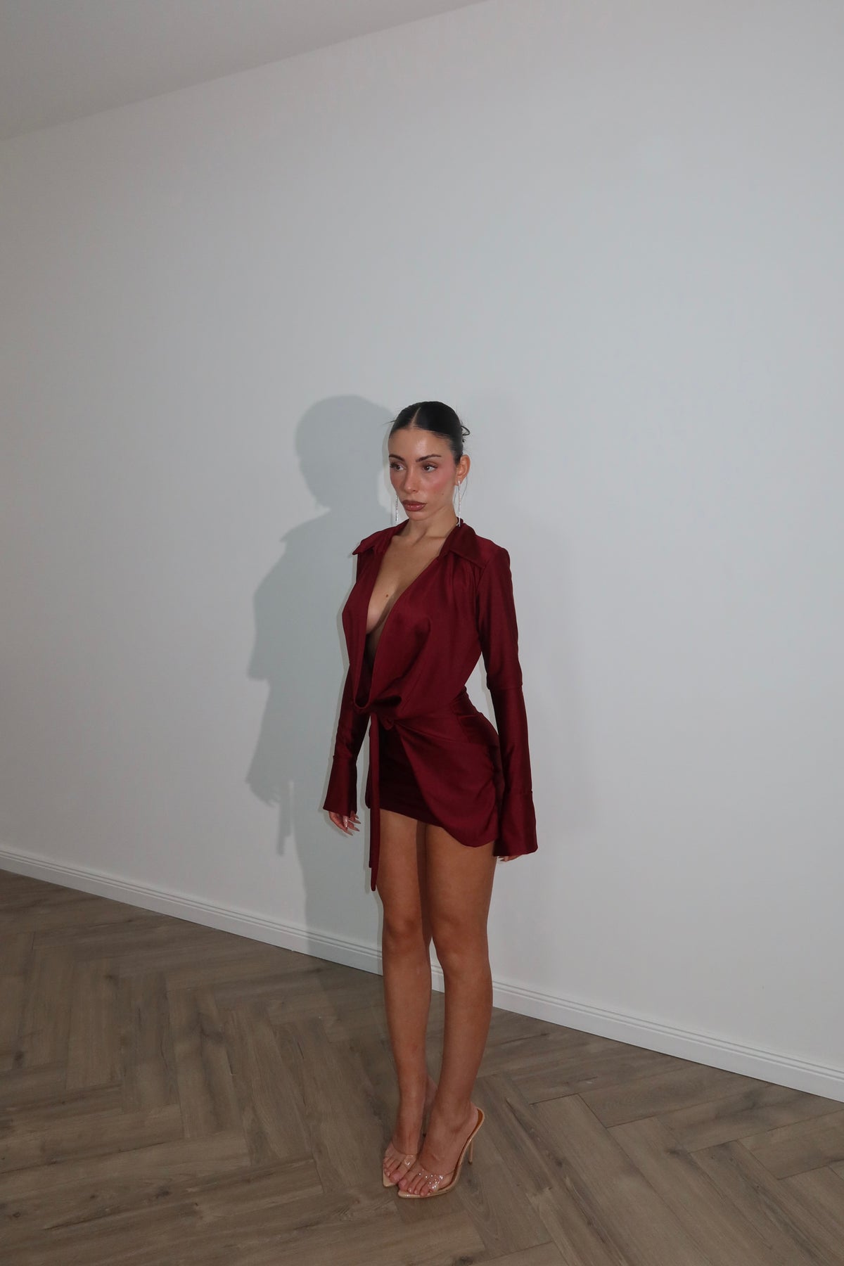 Minidress MIRANDA bordeaux