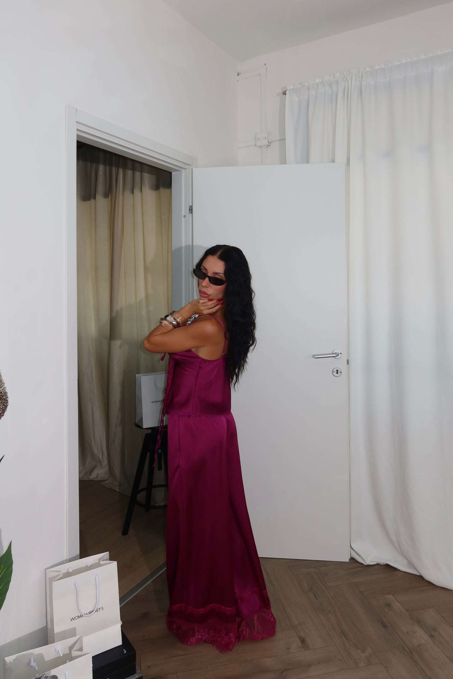 Cordset LOVER IN PIZZO Magenta