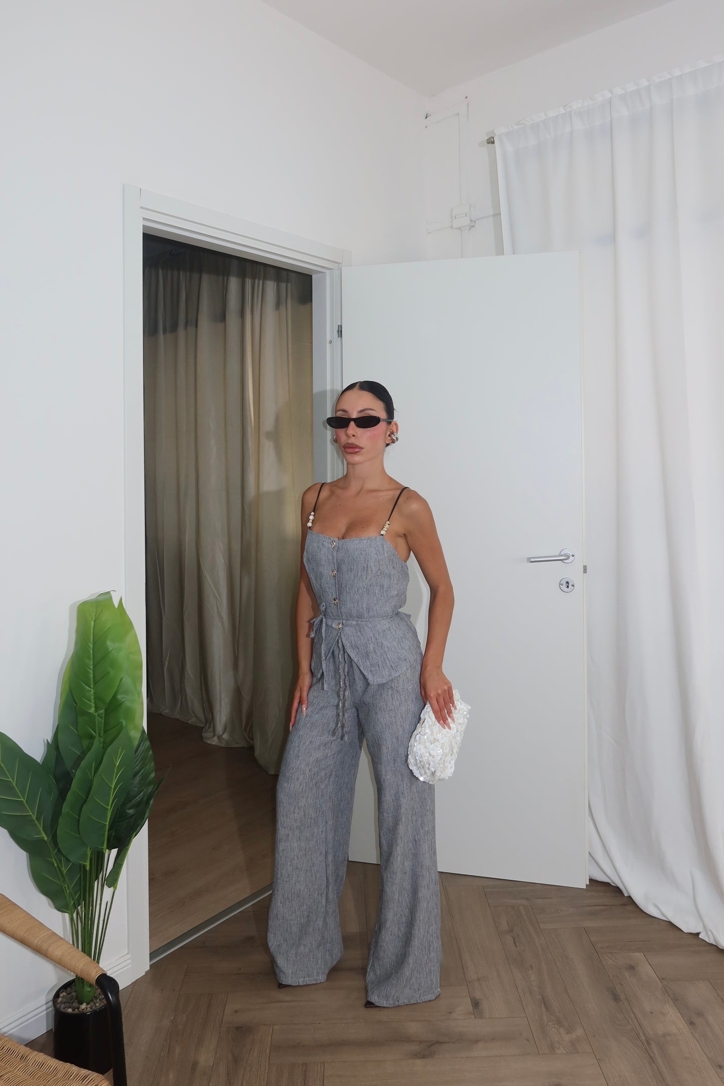 Cordset WALKING grigio