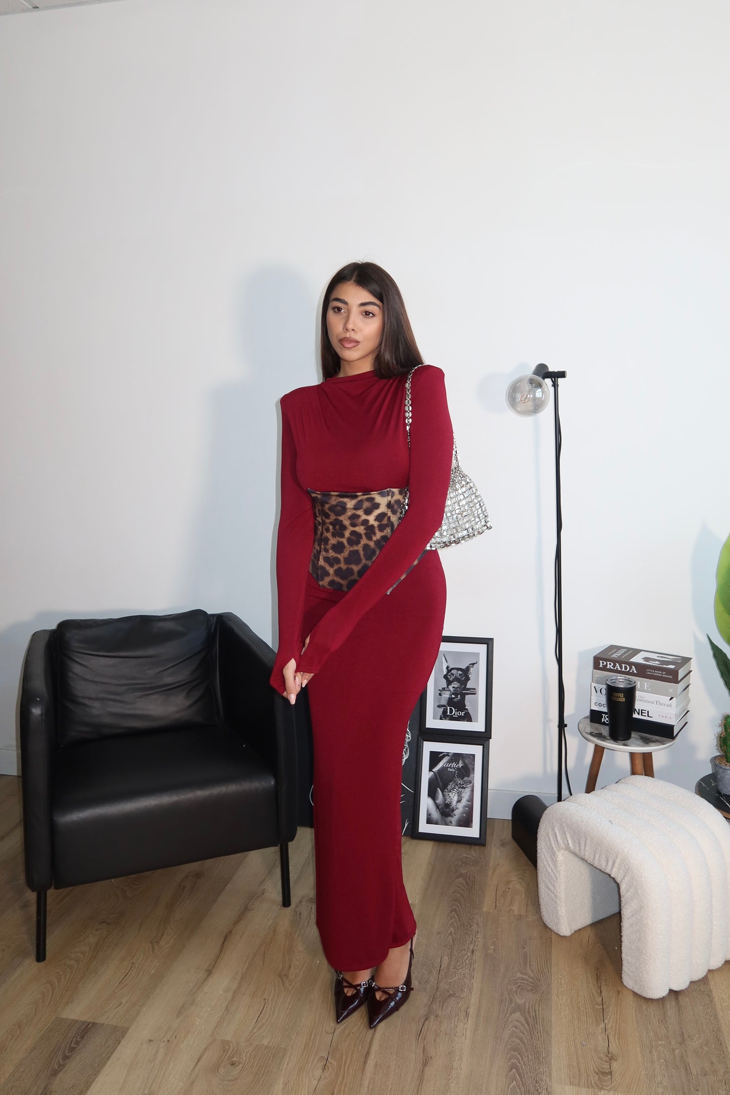 LongDress FIERCE bordeaux