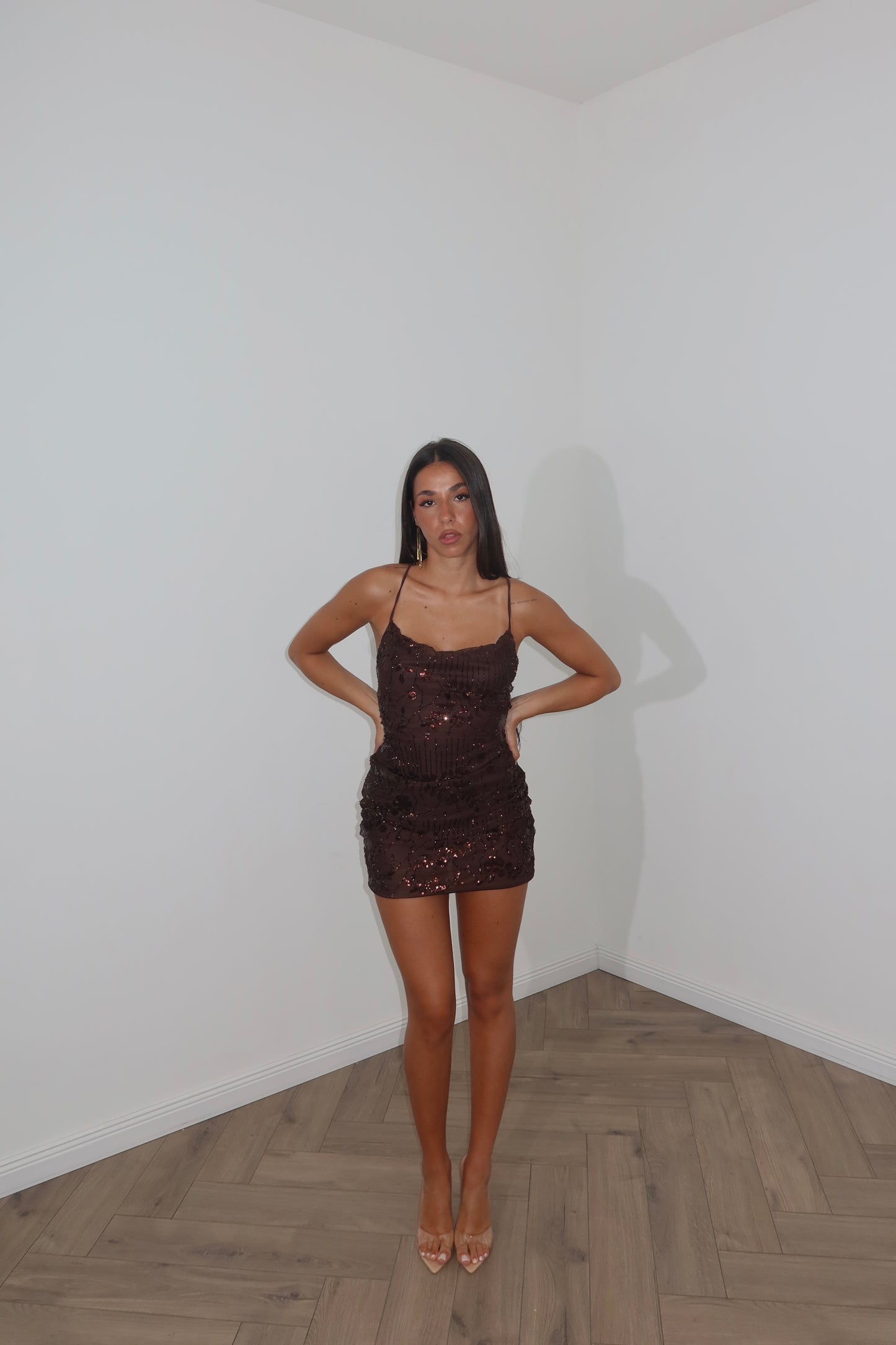 Minidress DULCE choco