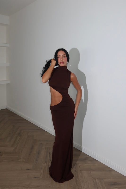 LongDress ARTEMIS choco