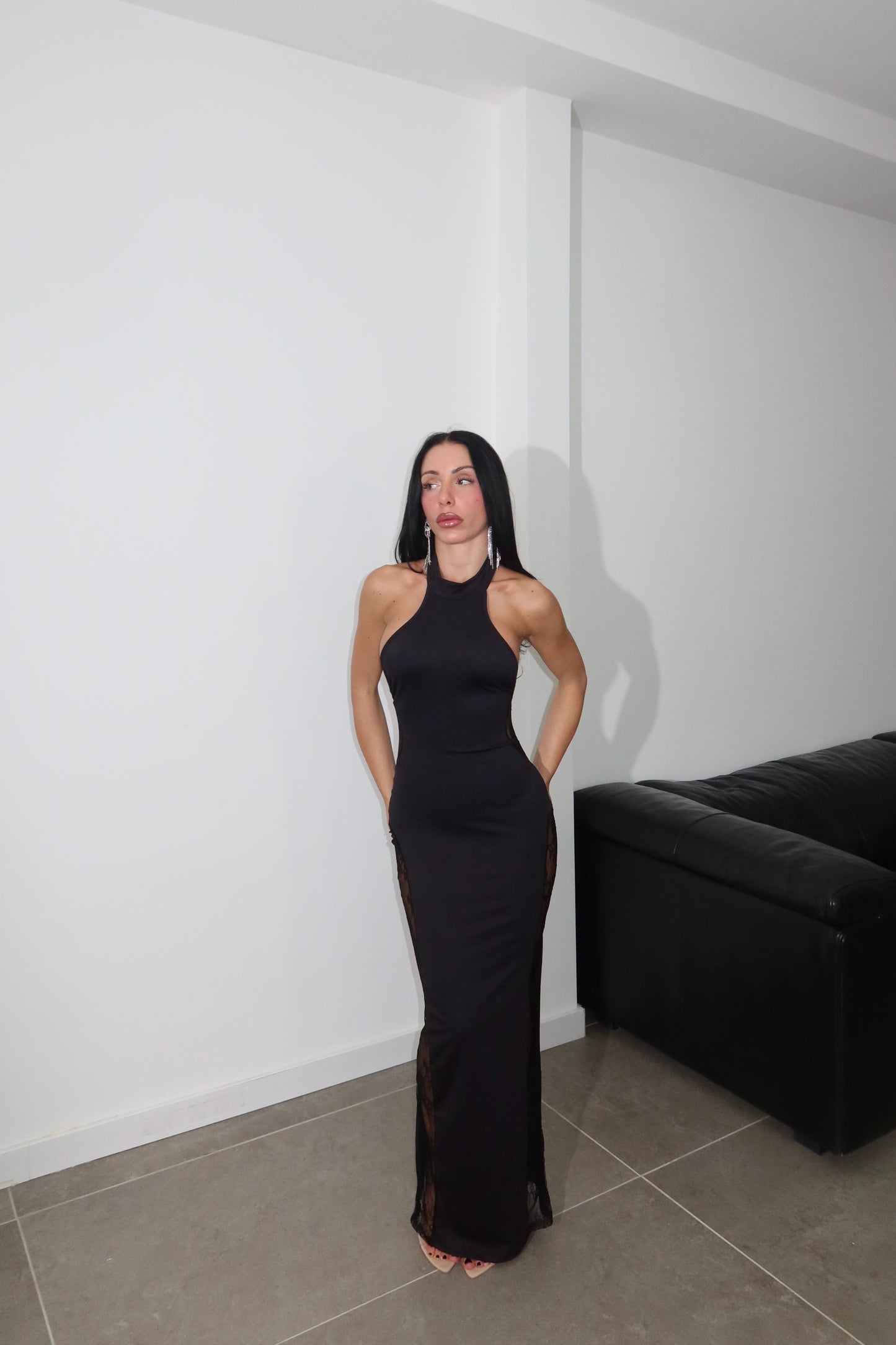 LongDress TRASPARENZE nero