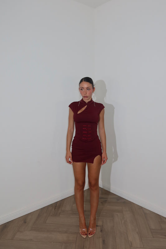 MiniDress MANILA wine