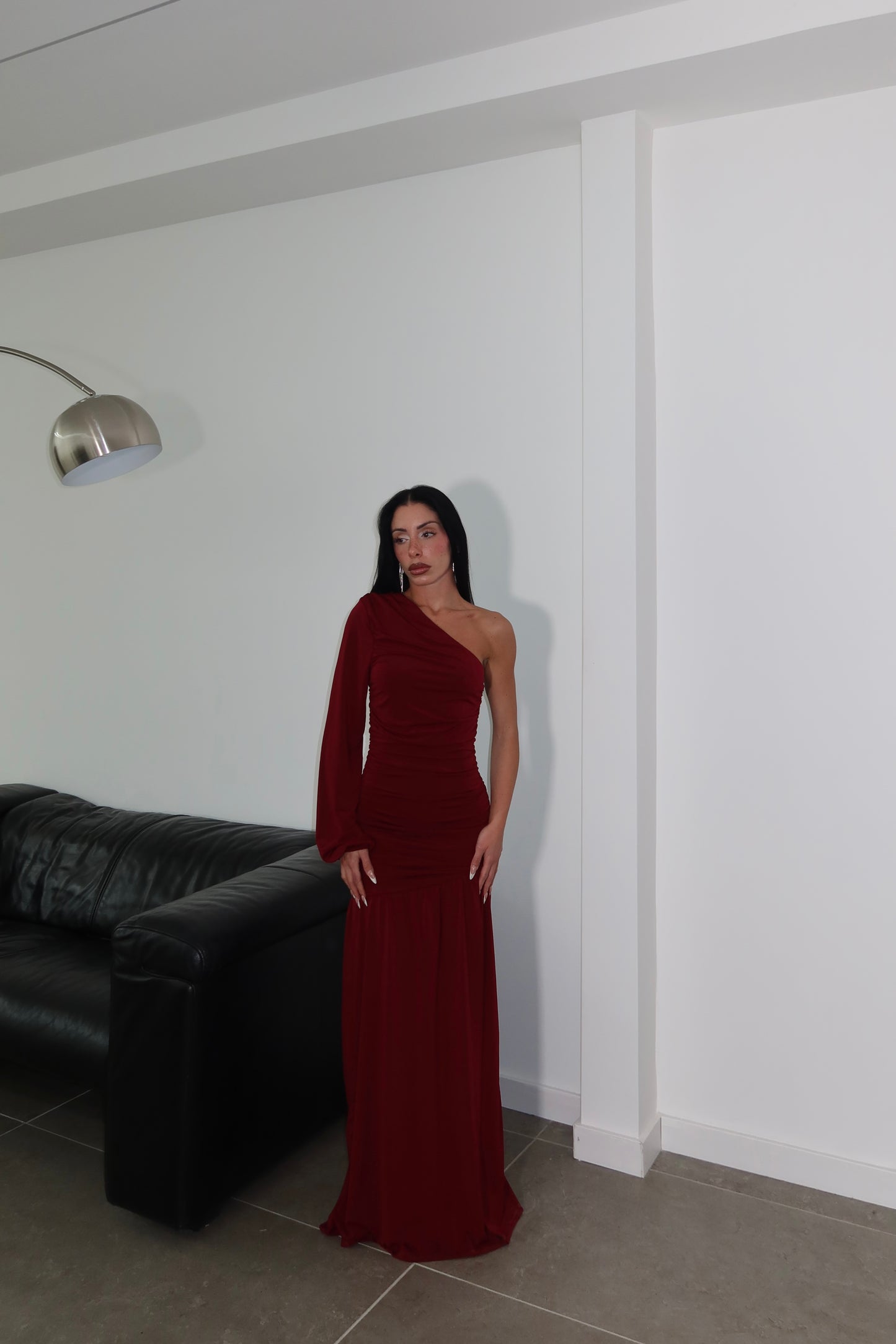 LongDress MONOSPALLA bordeaux
