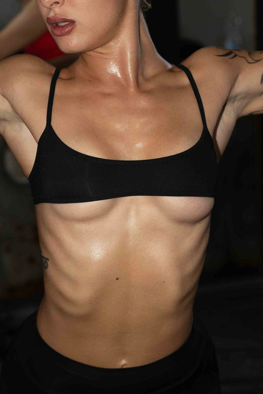 TOP UNCOVERED NERO